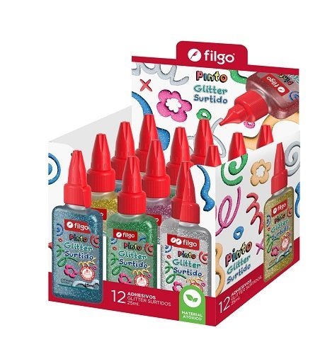 goma con brillantina Filgo pinto glitter 25 ml