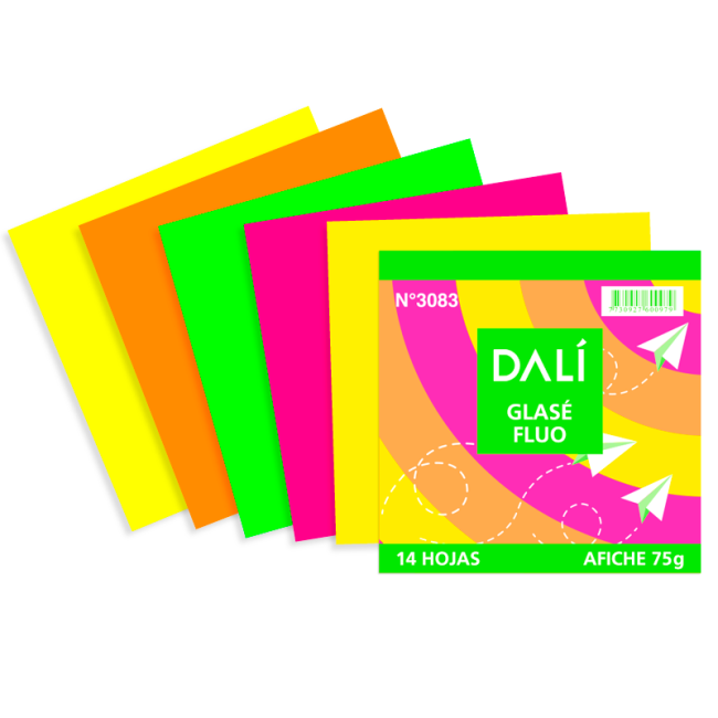 Papel Glase Fluo DALI