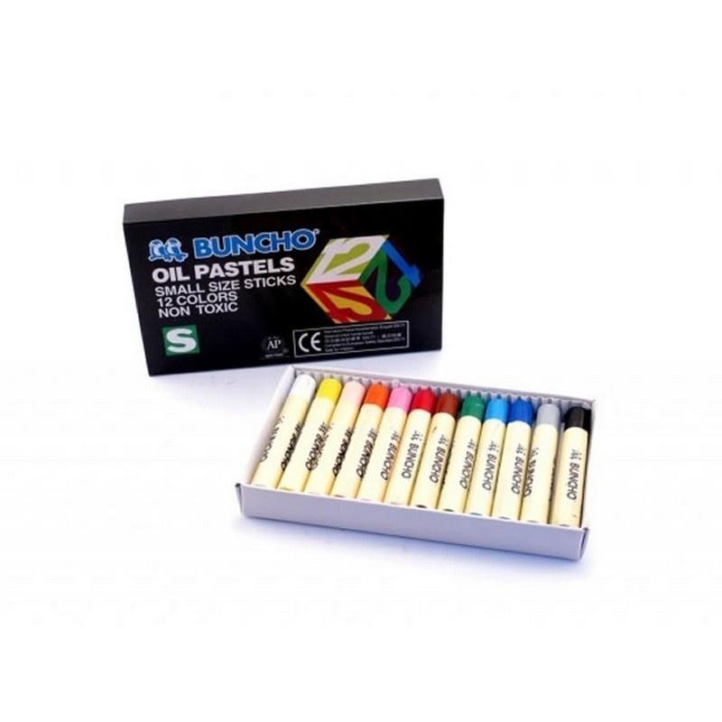 Oleo pastel buncho 12unidades