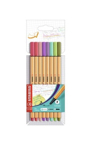 Marcador stabilo point 88 x 8 colores