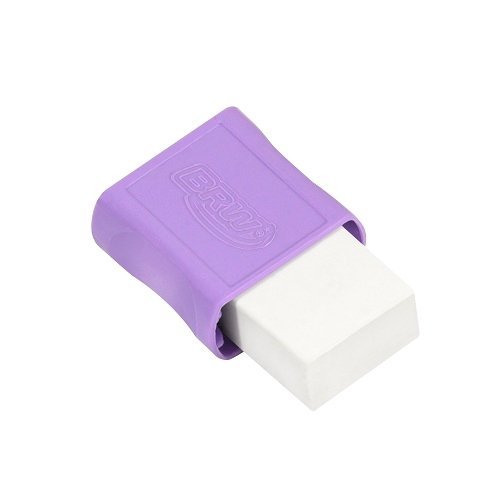 goma de borrar BRW con funda plastica
