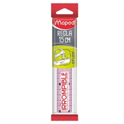 Regla maped 15cm irrompible
