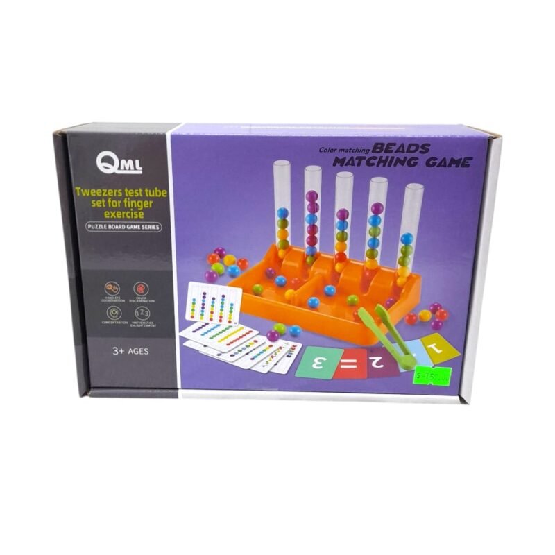 Color matching beads matching game
