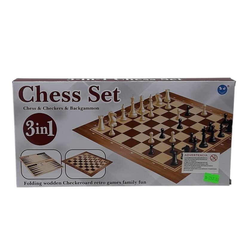 Ajedrez / Damas / Backgammon